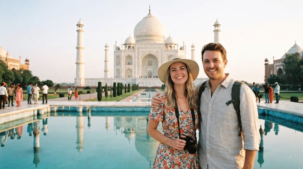 Smiling couple
